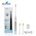 thumbnail image 4 of Cepillo de dientes eléctrico sónico Seago, recargable por USB, resistente al agua, cabezal de repuesto, el mejor regalo, 4 of 5