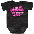 thumbnail image 3 of Inktastic My Grandma Loves Me with Hearts and Kiss Boys or Girls Baby Bodysuit, 3 of 5