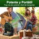 thumbnail image 3 of Ventilador Portatil con Luz LED, Abanico Portatil Inalámbrico de 10400 mAh, Recargable USB para Camping, Tienda, Viajes, Hogar, Abanico Recargable de Escritorio Verde, 3 of 3