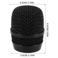 thumbnail image 3 of MOVTOTOP Microphone Replacement Grille Black Metal Cover for Universal Use Enhances Sound Quality, 3 of 7