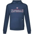 thumbnail image 2 of Men's Levelwear Navy Washington Nationals Relay Journey Pullover Hoodie, 2 of 2