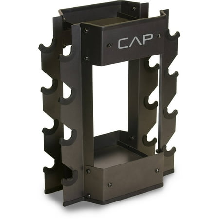 CAP Dumbbell and Kettlebell Weight Rack - Black
