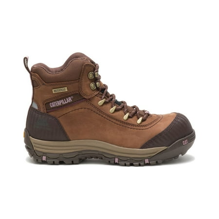 

Caterpillar Ally Waterproof Composite Toe Work Boot Women Brown