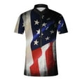thumbnail image 3 of LSLJS Men's Independence Day Flag T Shirt Casual Loose Short Sleeve Pullover Tops, 3 of 3