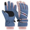 thumbnail image 2 of Guantes de esquí gruesos antideslizantes a prueba de viento guantes al aire libre guantes de invierno para mujeres, 2 of 8