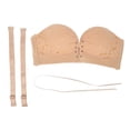thumbnail image 2 of Sujetador Sin Tirantes Para Mujer, Sujetador Push-up Sin Tirantes Con Cuello En V Para Boda, 2 of 7