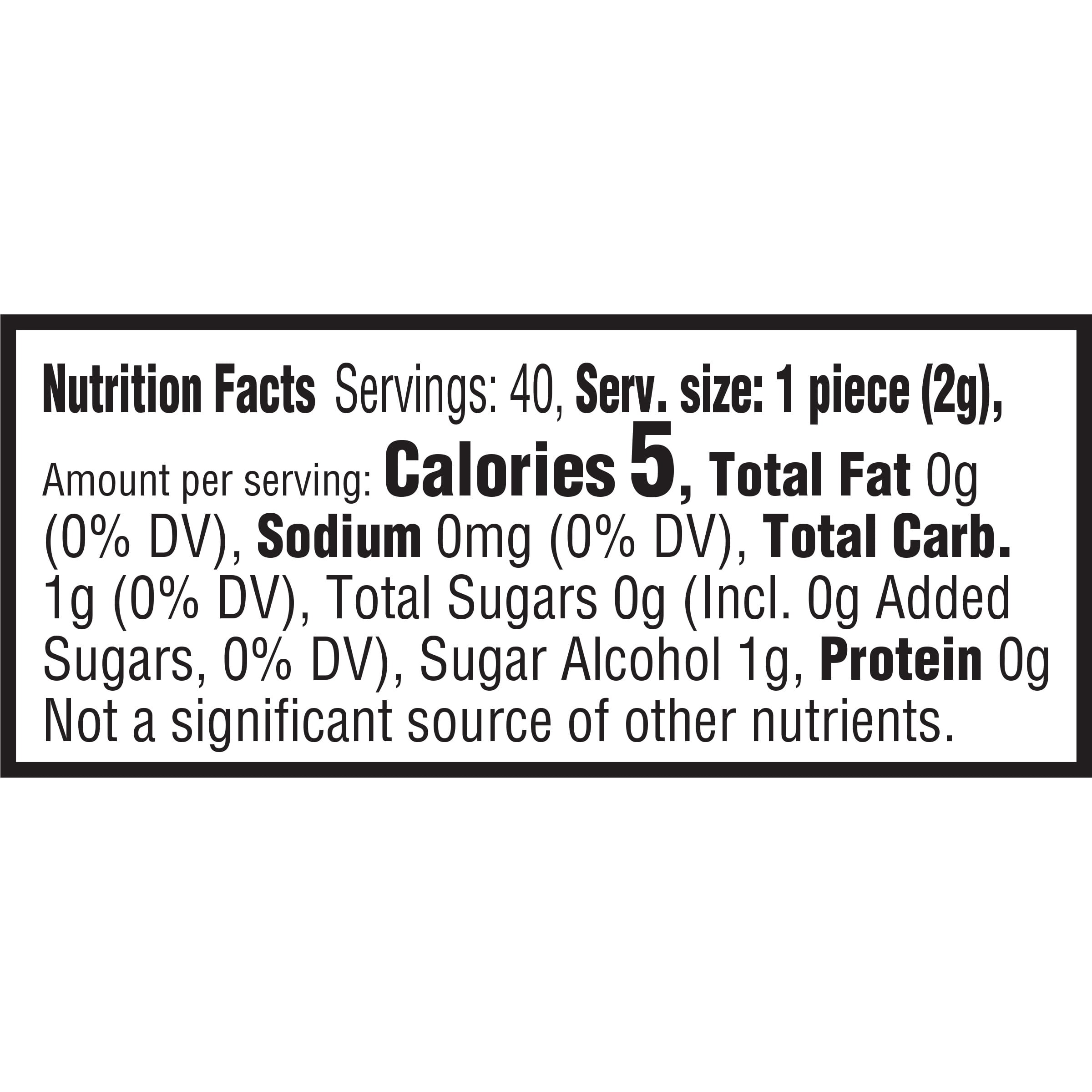 EXTRA Refreshers Berry Mix Gum, 40-Piece Bottles, 4 Pack