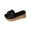 Black, variant on Xfvqtps Cork Sandals for Women Flatform Fold Shoe Upper Open Toe High Heel Non Slip Beach Summer Slide Sandals Black