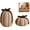 Brown, variant on Fall Pumpkin Decor, Resin Fake Rattan Pumpkin Decorations for Home, Perfect for Autumn Thanksgiving Harvest, Rustic Farmhouse Home Coffee Table Mantle Deco