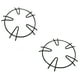 thumbnail image 1 of Bewildely Estante para estufa de de 2 uds., soporte para Wok resistente al calor de hierro fundido, gran capacidad de carga, soporte para estufa Cocina y Comedor, 1 of 5