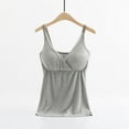 thumbnail image 2 of VFRGHD Womens Nursing Tank Tops Built In Bra For Breastfeeding Maternity Sleep Shirt Brasieres Comfortable Home Clothes Everyday Bralettes, 2 of 3