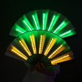 thumbnail image 2 of Ventilador Led plegable, iluminación de alto brillo, uso amplio, luces decorativas sin calefacción, ventilador brillante duradero multicolor para Club nocturno, 2 of 5