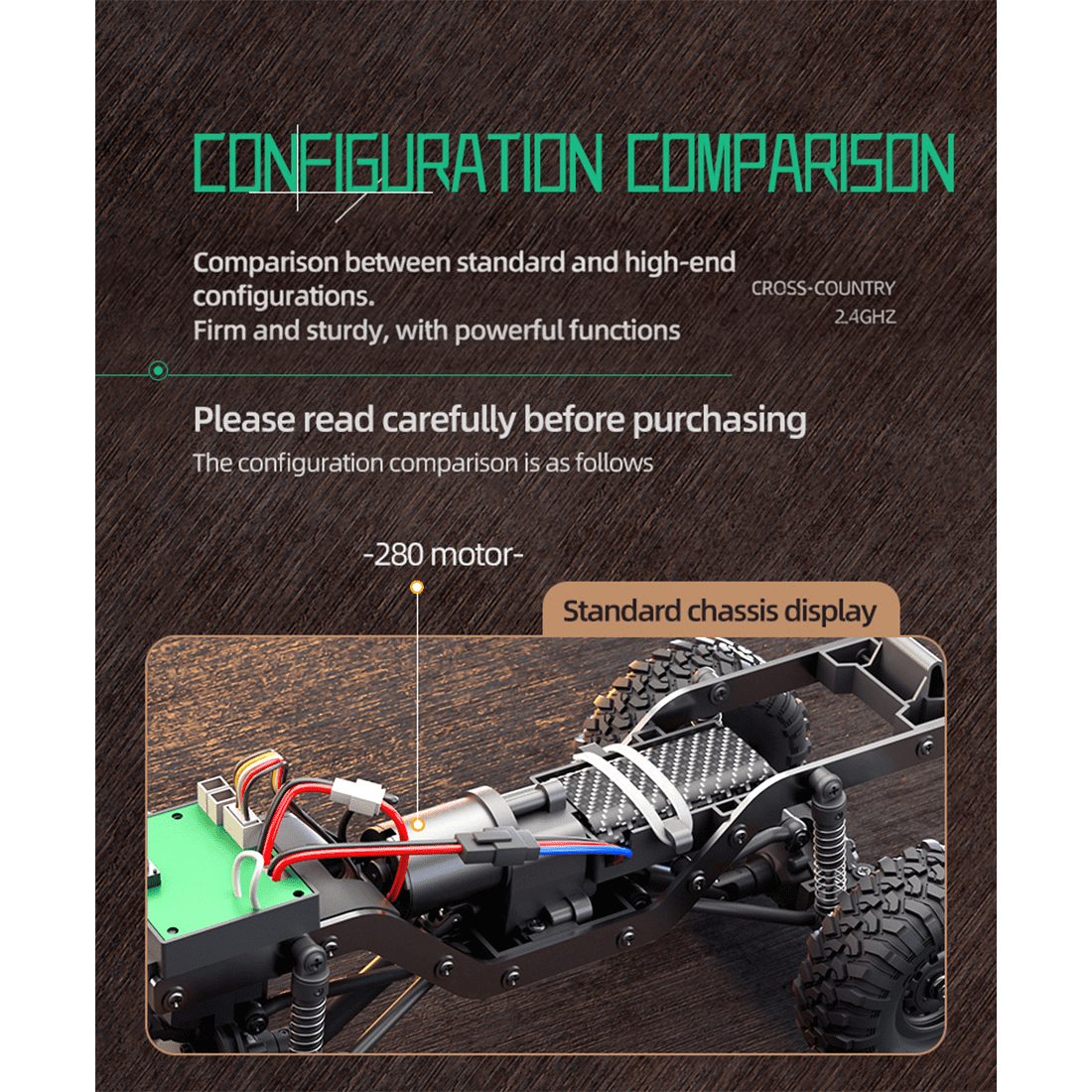 1/16 Scale Full-Proportional RC Crawler Pickup Truck - 4WD Off-Road Vehicle with Metal Chassis & LED Lights, RC Car for Adult Hobbyists, Gray