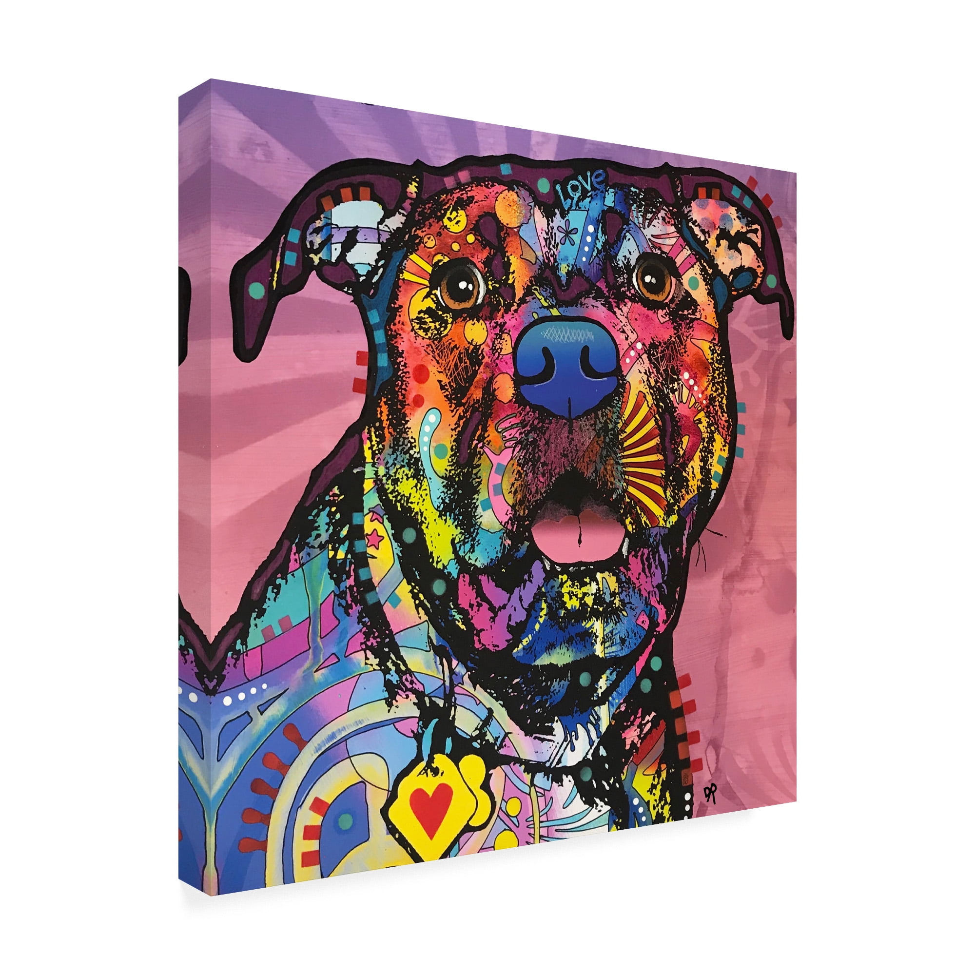 Trademark Fine Art 'Love Face' Canvas Art by Dean Russo