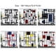 thumbnail image 2 of Bewildely Cortinas de ducha geométricas abstractas modernas de tela de primera calidad, fáciles de limpiar, fáciles de instalar, fáciles Juegos de accesorios de baño xtl274, 2 of 6