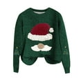 thumbnail image 4 of Lenpel Women's Christmas Sweaters Casual Plus Size Crew Neck Long Sleeve Graphic Knit Pullover Tops Fall Fashion Clothes, 4 of 4