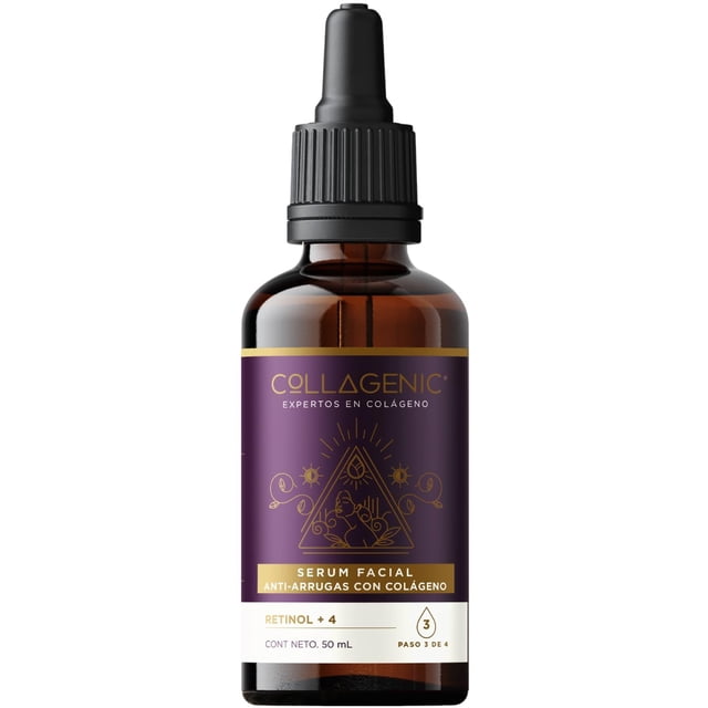 Serum Facial Antiarrugas Baba De Caracol Con Retinol Y Colageno Collagenic 50 Ml Collagenic Kit Rutina Ácido Hialurónico 1 Gel Limpiador 1 Tónico 1 Serum Facial