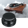 thumbnail image 5 of Tocadiscos Estabilizador de Peso Abrazadera Negra Metal de Aluminio AntivibracióN Mejora la Calidad del Sonido Accesorios para Reproductores, 5 of 5