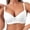 White, variant on Gymayou Women Underwire Lace Push Up Bra French Floral Lace Edge Gathering Support Lingerie Adjustable Thin Strap Full Coverage Comfort Everyday Bra Beige 70B