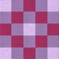 thumbnail image 1 of Ahgly Company Machine Washable Indoor Square Transitional Medium Violet Red Pink Area Rugs, 6' Square, 1 of 7