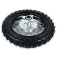 thumbnail image 2 of Rear Wheel Tire Rim 2.50-10 Wheel Tire and Rim Inner Tube with Drum Brake Assembly 50CC-110CC Dirt Bikes 16 inch Rear Wheel Tire Replacement, 2 of 25
