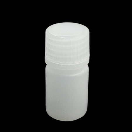 Unique Bargains Screw Cap Cover 10ml Liquid Chemicals Storage Reagent Bottle