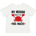 thumbnail image 3 of Inktastic Memaw Loves Me Grandson Boys or Girls Toddler T-Shirt, 3 of 5