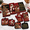 Black Xmas, variant on Brief Christmas Kitchen Linen Set, 12-Piece Plaid Themed Kitchen Towels, Oven Mitts and Pot Holders