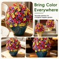 thumbnail image 6 of Artificial Morning Glory Flower Stakes – Garden Ground Spikes Faux Shrubs Outdoor Patio Porch Decoration, Fade Resistant Lifelike Easy Install for Home Wedding Party, 6 of 9