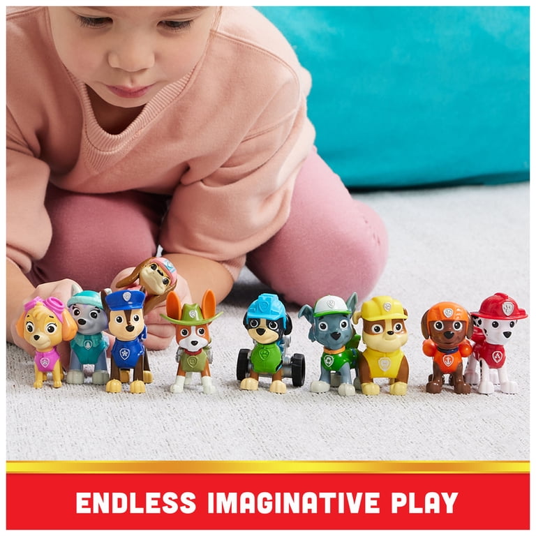 PAW Patrol フィギュアとミニカーセット PAW Patrol, Action Figure, All Paws On Deck, 10 Collectible Toy
