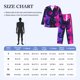 thumbnail image 4 of Balery Neon Toy Cat Reflections Pijama para Hombre de Dos Piezas con Manga Larga, Conjunto de Dormir y Descanso Suave con Bolsillos-X-Large, 4 of 7