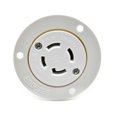 thumbnail image 4 of Superior Electric YGF044F Twist Lock Receptacle Flange 3-Pole 4-Wire 30A 250V NEMA L15-30R, 4 of 5