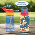 thumbnail image 2 of Termo Botella Agua Infantil Escolar Antiderrames Con Popote Sonic, 2 of 8