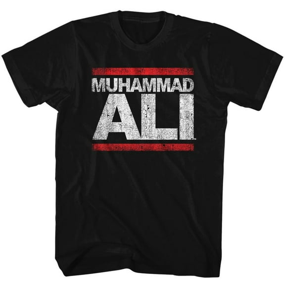 Muhammad Ali Run Ali Black Adult T-Shirt