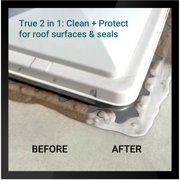 Bling Sauce Roof Sauce, 2-in-1 RV Roof and Seal Cleaner Plus UV Protectant, 64 oz.