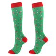 thumbnail image 2 of 3 Pairs Christmas Compression Socks for Women & Men Circulation 15-20 mmHg - Better Blood Flow, Swelling , Best Support for Medical, Running, Nursing,Christmas Gifts for Nurses Travel Pregnancy, 2 of 6