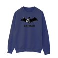 thumbnail image 1 of DC Comics Mens Batman Black Stare Logo Sweatshirt, 1 of 3