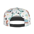 thumbnail image 5 of Adjustable Baseball Cap, cartoon cute dinosaur Flat Bill Trucker Flat Brim Hats Dad Hat for Men Women - Snapback Hat Adjustable Size, 5 of 7