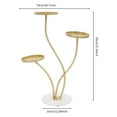 thumbnail image 2 of 3 Tier Indoor Plant Stand Metal Flower Rack Holder for Living Room Corner Shelf, 2 of 8