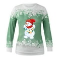 thumbnail image 4 of Kayannuo Christmas Print Sweatshirt for Women Crew Neck Sweatshirts Women Long Sleeve Women's Winter Printed Loose T-shirt Blouse Casual Tops Features:, 4 of 4