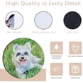 thumbnail image 3 of 18 PCS Sublimation Coasters Blanks Bulk, 4x4 Inch Round Blank Cup Mat Rubber for Sublimation Transfer Heat Press Printing DIY Crafts, 3 of 6