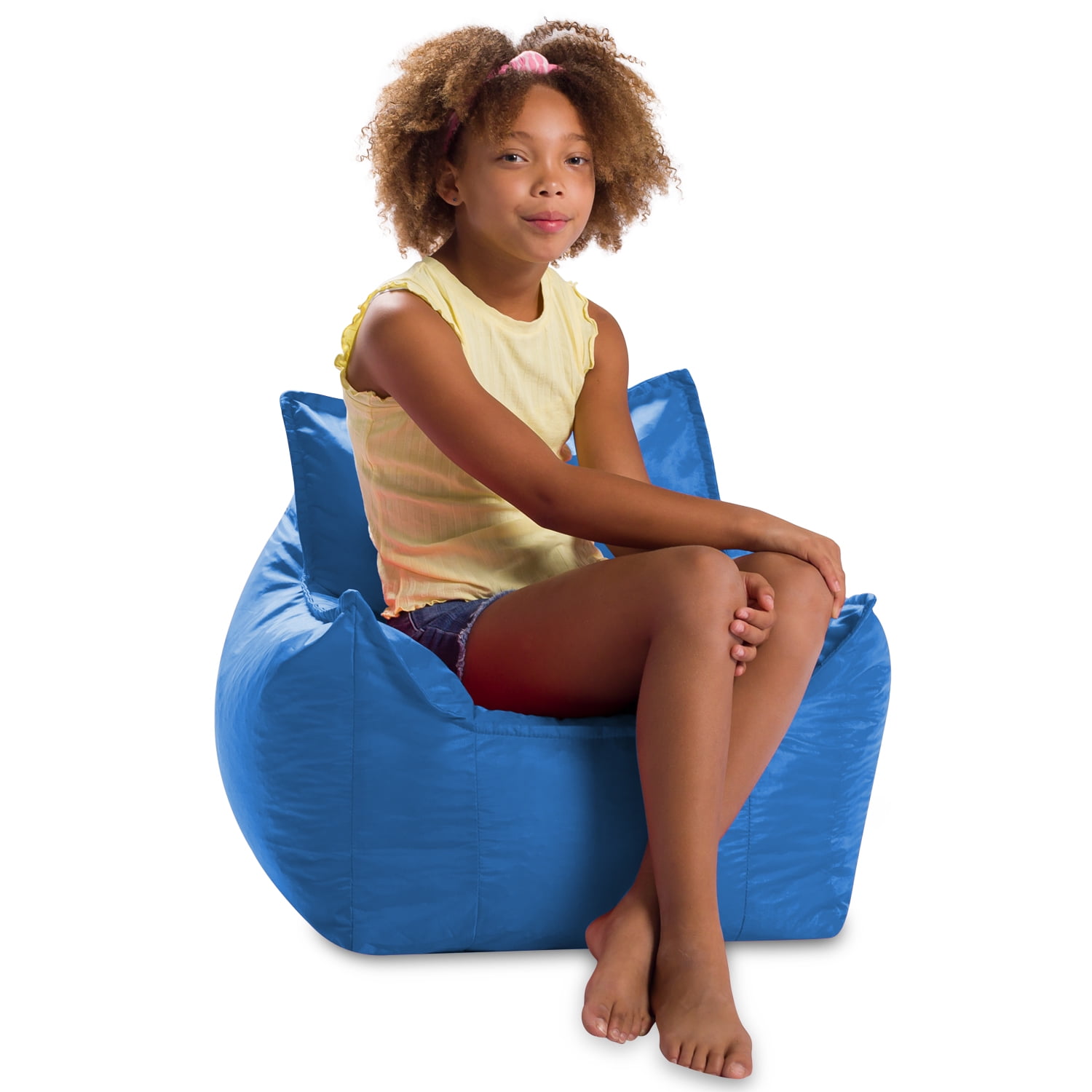 Posh Creations Newport Bean Bag Chair, Kids, 2.1 ft, Royal Blue