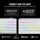 thumbnail image 4 of Teclado Corsair K70 PRO MINI WIRELESS RGB 60% QWERTY Blanco, 4 of 9
