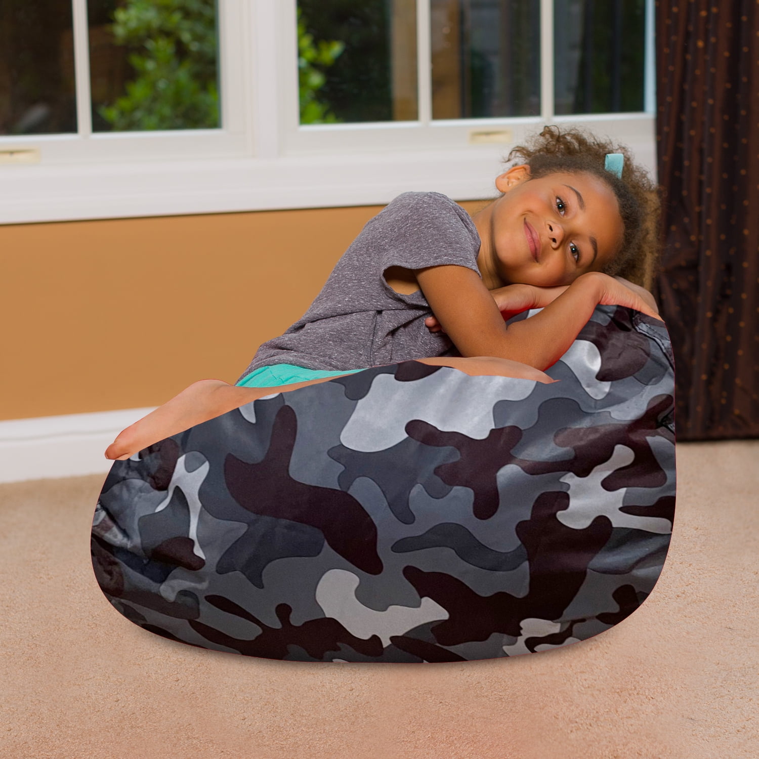 Camouflage bean bag sale chair