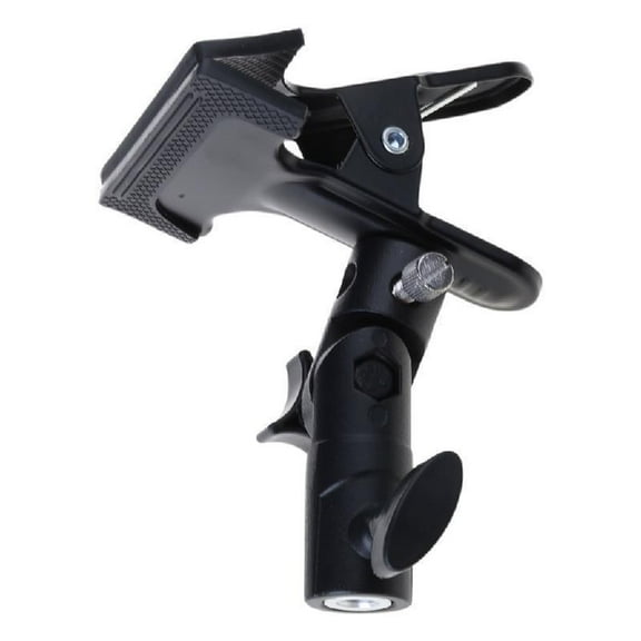 Heavy Duty Metal Clamp Holder Reflector Metal Clip Mount 1/4 "to 3/8" Light Stand Mounting for Flash Umbrella Bracket