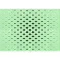 thumbnail image 1 of Ahgly Company Machine Washable Indoor Rectangle Transitional Mint Green Area Rugs, 2' x 3', 1 of 7