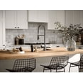 thumbnail image 5 of Moen 7871BL Sleek One-Handle High Arc Kitchen Faucet with In-Deck Handle, Matte Black, 5 of 5