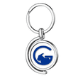 thumbnail image 1 of Goats Watch Grassland Art Deco Fashion Rotating Keychain Metal Keyring Holder, 1 of 2