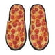 thumbnail image 1 of Fotbe Pizza Pantuflas Peludas para Mujer con Estampado, Zapatillas de Peluche, Zapatos de Invierno para Casa, Uso Interior y Exterior-Medium, 1 of 8