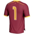 thumbnail image 3 of Men's GameDay Greats  Maroon Arizona State Sun Devils #1 Lightweight Lacrosse Jersey, 3 of 4